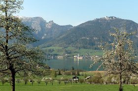 Австрия. Озеро Вольфгангзее.