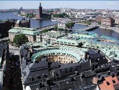 Швеция. Стокгольм. Панорама города.